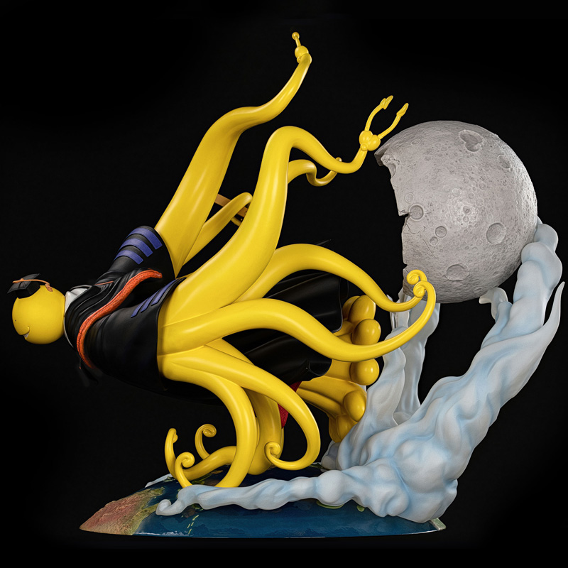 Assassination Classroom Statue Resine 1/6 Professeur Koro 300Pcs